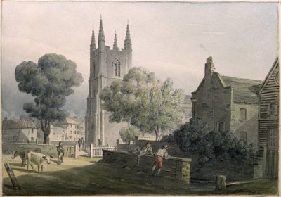 Iglesia parroquial de Croydon, 1813 de John Preston Neale